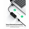 Мережевий адаптер перехідник Ugreen USB 2.0 — Ethernet RJ45 White (CR110), фото 6