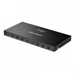 HDMI-сплітер Ugreen розгалужувач HDMI 1х8 1.4 UHD 4K/30HZ 3D HDCP 1080P Black (40203)