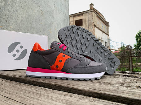Жіночі кросівки Saucony Jazz Original 1044-624s Grey Orange сірі Оригінал, фото 1