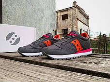 Жіночі кросівки Saucony Jazz Original 1044-624s Grey Orange сірі Оригінал, фото 2