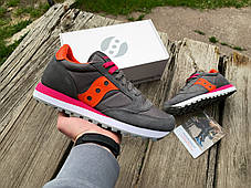 Жіночі кросівки Saucony Jazz Original 1044-624s Grey Orange сірі Оригінал, фото 3