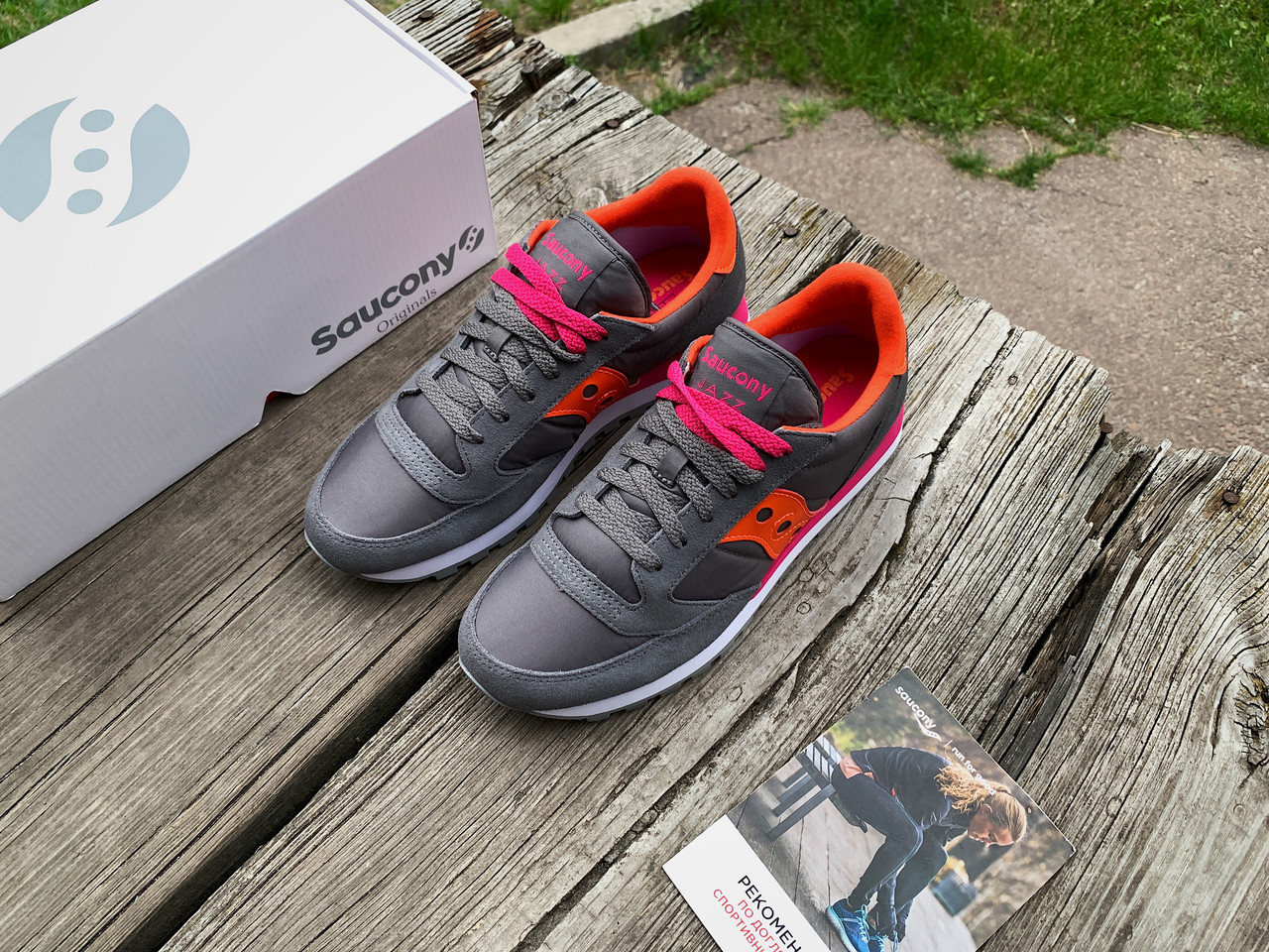 Saucony Jazz Original 1044 624s Grey Orange