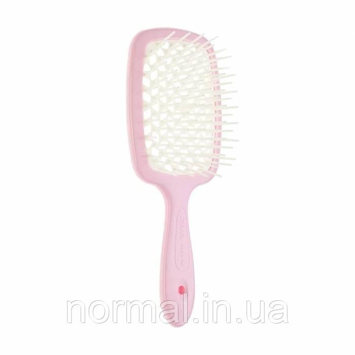 Щітка для волосся Superbrush Janeke оригінал розова з білою серединкою