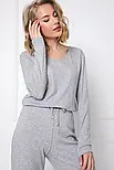 Жіноча піжама з штанами Madeleine Set Grey, фото 3