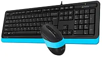 Комплект A4-Tech Fstyler F1010 USB Black/Blue