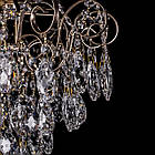 Кришталева люстра на 8 ламп з підсвічуванням основи та пультом д/у PM-E2247/8+8/FG/LED, фото 3