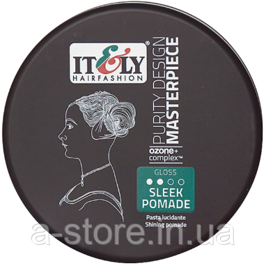 Паста для блиску волосся Itely Hairfashion Purity Design Masterpiece Sleek Pomade Середня фіксація, 100 мл