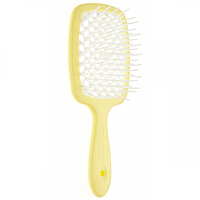 Щітка для волосся Superbrush Janeke Оригінал ніжно жовта з білою серединкою