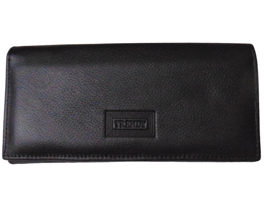Шкіряний гаманець жіночий Trendy A0001 чорний