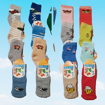 Шкарпетки дитячі теплі махрові на дівчаток і хлопчиків р.12. Від 6 пар по 18грн.