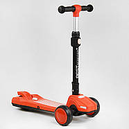 Самокат триколісний LT-12857 Best Scooter з парогенератором складане кермо, колеса PU 120х35мм, фото 3