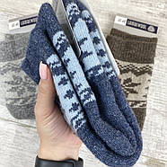 Жіночі вовняні махрові термо шкарпетки Luxe Style (сніжинка), фото 2