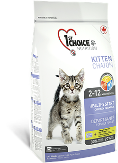 Сухий корм для кошенят 1st Choice Kitten зі смаком курки 0.35 кг