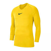 Термобелье футболка Nike M NK DF PARK 1STLYR JSY LS желтая AV2609-719, Жёлтый, Размер (EU) - L