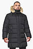 Фірмова чоловіча графітова куртка великого розміру модель 53900 (ОСТАЛСЯ ТІЛЬКИ 56(3XL)), фото 4