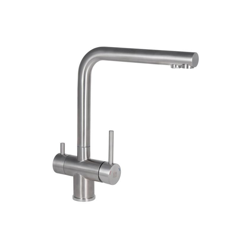 Змішувач для кухн Lidz Ariaі 24F-SFS, F-подібний з використанням фільтрованої води (k35), фото 1