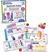 Learning Resources Развивающий игровой набор "Соединяющиеся кубики, Математические кубики" Принцесса 115