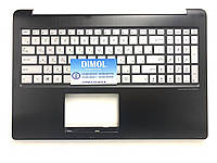 Оригинальная клавиатура для Asus Q551, Q551l, Q551ln series, серебристый, передняя панель