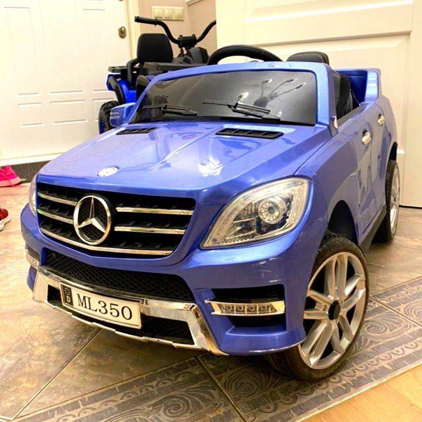 Дитячий електромобіль джип Mercedes-Benz M 3568EBLRS-4 (MP3, USB, мотори 2x25W, акум.12V9AH)