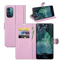 Чехол-книжка Litchie Wallet для Nokia G11 / G21 Light Pink