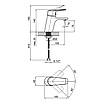 Змішувач для раковини Lidz (CRM) 19 46 001F, фото 6