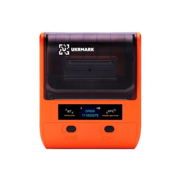 Портативний тридюймовий принтер етикеток чеків Ukrmark DP30 USB 2.0 + Bluetooth + NFC Ширина рулону 30-80мм