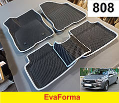 3D килимки EvaForma на Lada Vesta SD/SW/SW Cross '15-, 3D килимки EVA