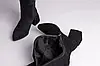 Жіночі зимові Ботфорти ShoesBand Чорні натуральні замшеві з обтягнутим каблуком всередині напіввовна 39 (25,5 см) (Ѕ85101е), фото 9