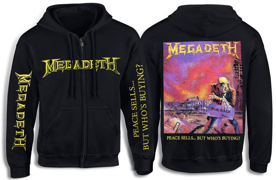Толстовка на змійці MEGADETH Peace Sells...But Who's Buying?