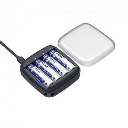 Універсальний зарядний пристрій Xtar ET4S для AA/AAA 1.5V Li-Ion/Ni-MH, USB, LED-індикатор, фото 4