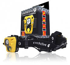 Ліхтарик налобний everActive Cobra HL-250 LED 2xLED, Sensor, 3xAAA, 200 Lm, CREE XP-E2, фото 3