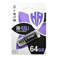 Флеш память Hi-Rali Rocket Series HI-64GBVCBK Black 64 GB
