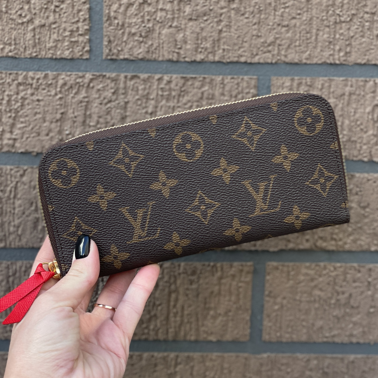 Гаманець Louis Vuitton Clémence червоний (Луї Віттон)