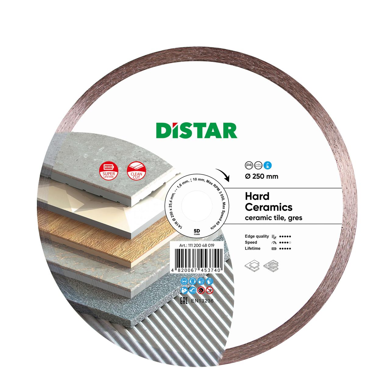 Алмазный диск по керамике 300 x 32 мм Hard Ceramics DISTAR [11127048022] - фото 4 - id-p295187655