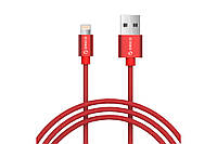 Кабель для зарядки и передачи данных ORICO USB-A - Lightning 1 м Red (LTF-10)