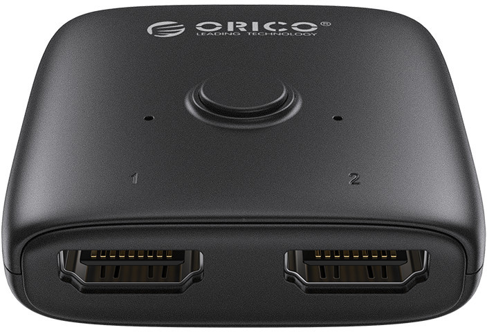 Сплітер розгалужувач HDMI Orico HDMI 2.0 1x2 4K двосторонній Black (HS2-A1)