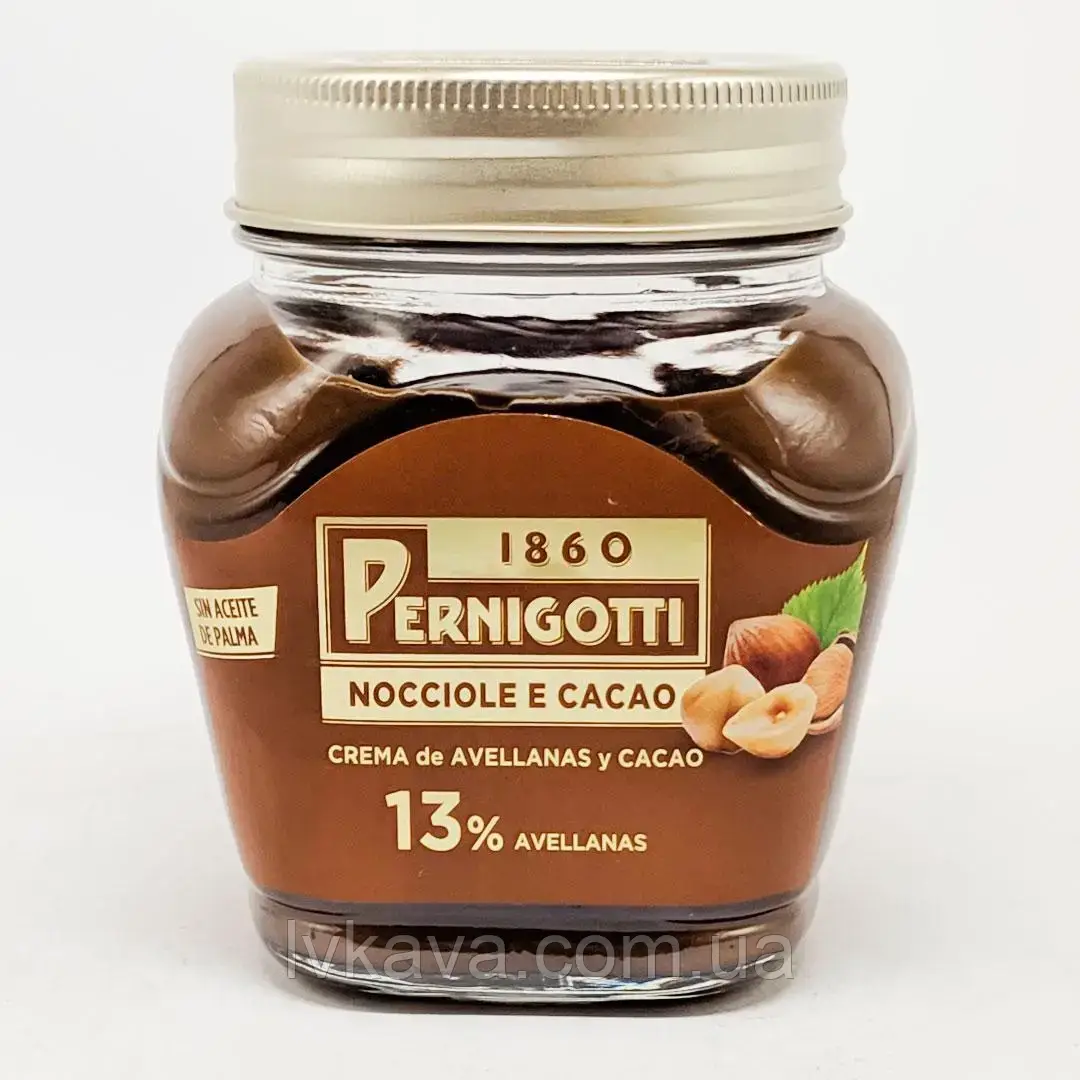 Шоколадно - горіхова  паста  Nocciole E Cacao  PERNIGOTTI , 350 гр
