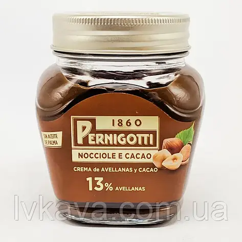 Шоколадно - горіхова  паста  Nocciole E Cacao  PERNIGOTTI , 350 гр, фото 2