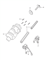 Пластина фиксации передач Bajaj Boxer BM 125 JE561005