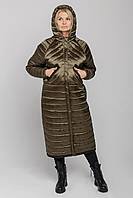 Молодежное демисезонное пальто оверсайз Viola Размеры 44 - 52