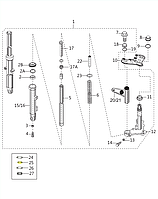 Конический подшипник Bajaj Boxer BM 125 30181009