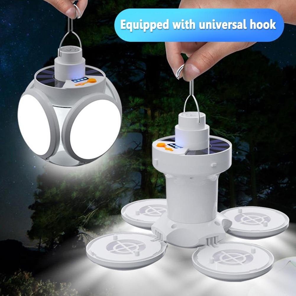 Автономна LED-лампа на акумуляторах, для кемпінгу, туризму, відпочинку на природі пікніка, риболовлі, намети