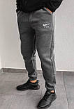 Штани спортивні Nike чоловічі зимові темно-сірі теплі повсякденні на флісі молодіжна Туреччина, фото 3