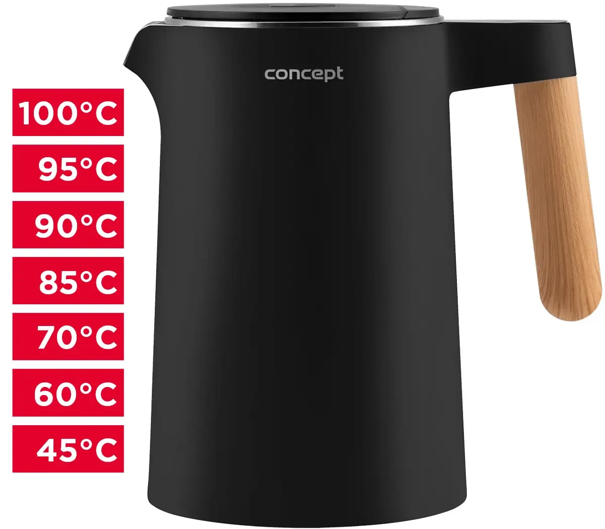 Чайник з нержавіючої сталі Salt & Pepper Concept RK3301 на 1,5 л
