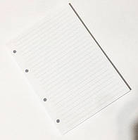Сменный блок листов для блокнота на кольцах в линию 240 страниц