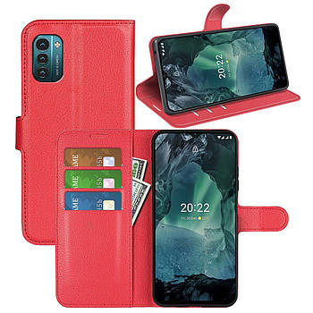 Чохол-книжка Litchie Wallet для Nokia G11 / G21 Red