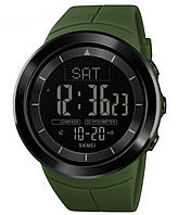 Мужские тактические часы для военных Skmei 1403 5BAR спортивные с компасом шагометром