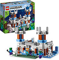 Лего майнкрафт 21186 ледяной замок LEGO Minecraft The Ice Castle