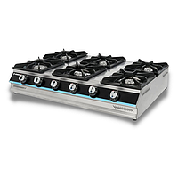 Професійна газова плита на 6 конфорок настільна Gоrkem GO 60 Туреччина!