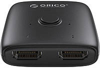 Сплиттер разветвитель HDMI Orico HDMI 2.0 1x2 4K двусторонний Black (HS2-A1)